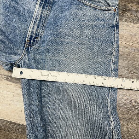 Vintage Levis 505 Red Tab Blue Mens 36x30 Straight Denim Jeans 90s USA MADE - Picture 10 of 12